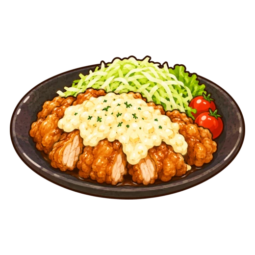 チキン南蛮のイラスト