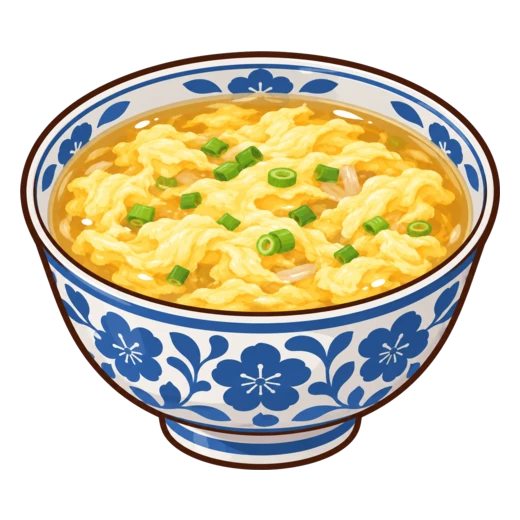 中華スープのイラスト