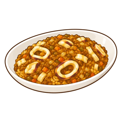 ドライカレーのイラスト