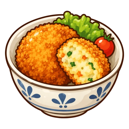 コロッケのイラスト