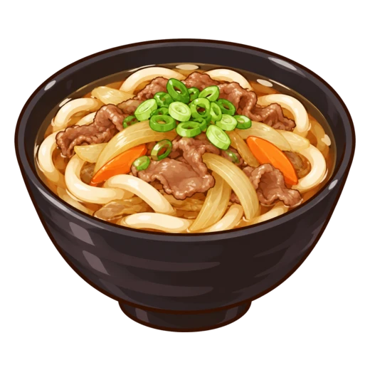 具うどんのイラスト