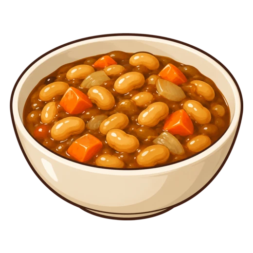 カレービーンズのイラスト