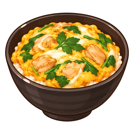 木の葉丼のイラスト