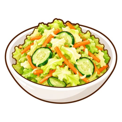 コールスローサラダのイラスト