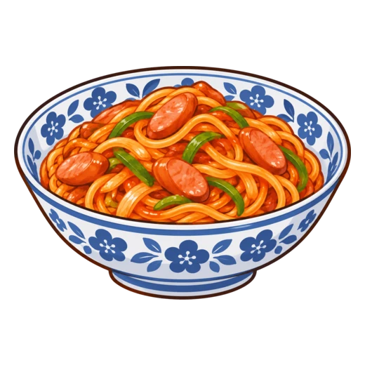 ナポリタンのイラスト
