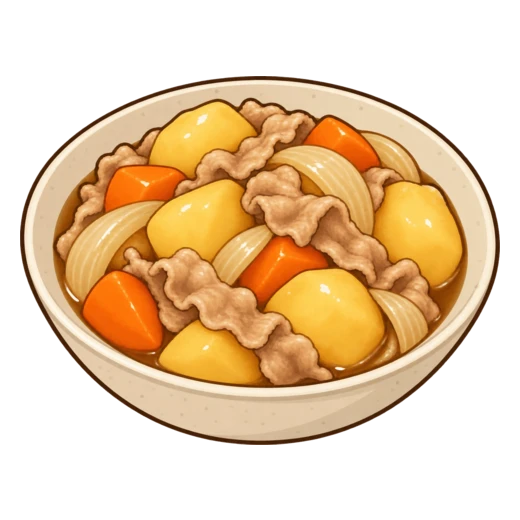 肉じゃがのイラスト