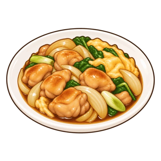 鶏すきのイラスト