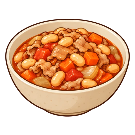 ポークビーンズのイラスト