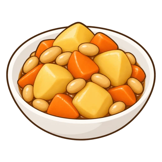 うま煮のイラスト
