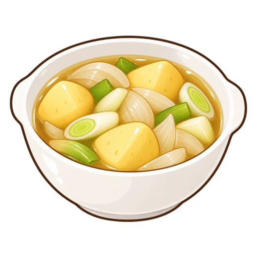 野菜のスープ煮のイラスト